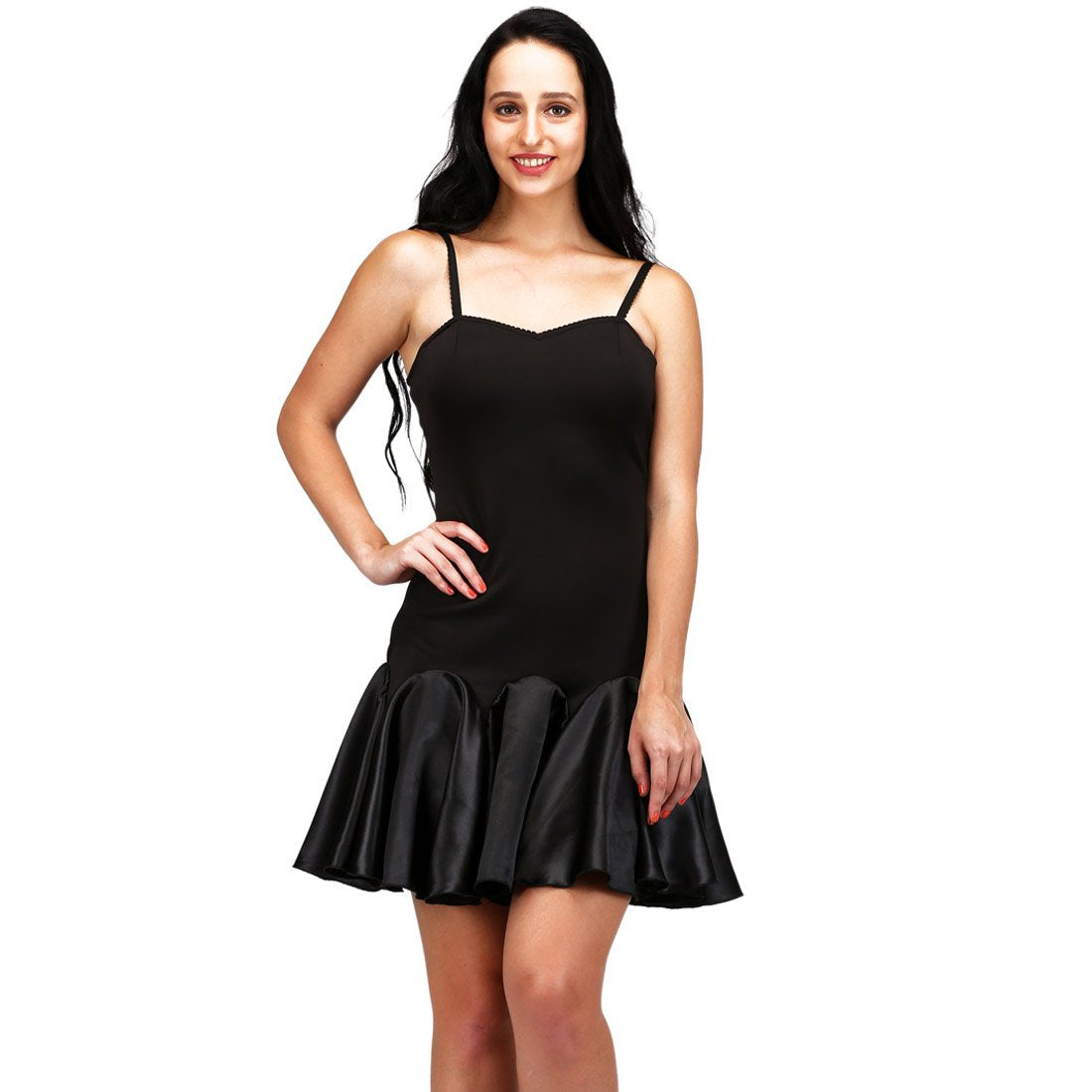 Caitrioa Strip Flair Dress - Corset Revolution