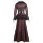 Alex Steampunk Two Piece Long Dress - Corset Revolution