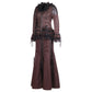 Alex Steampunk Two Piece Long Dress - Corset Revolution