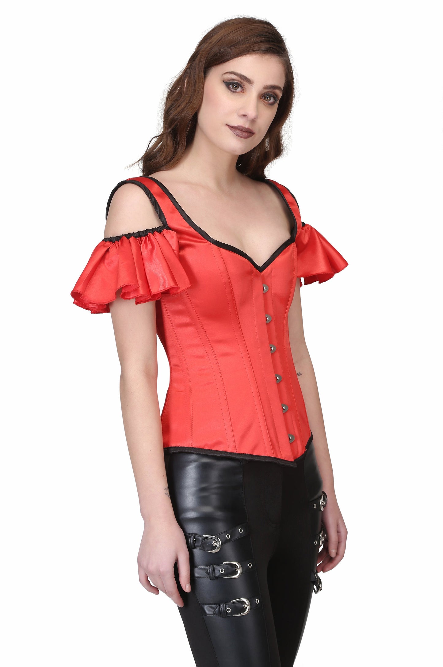 Red Gothic Overbust Corset - Corset Revolution