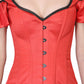 Red Gothic Overbust Corset - Corset Revolution