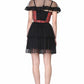 Short length Black Gothic dress - Corset Revolution