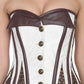 Authentic Steel boned steampunk PU overbust corset - Corset Revolution